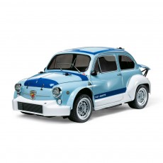 1/10 MB-01 Fiat Abarth 1000 TCR Berlina Corse Blue-Gray Painted Body 2WD M-Chassis Car Kit EP w/ Motor