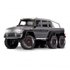 1/10 TRX-6 Mercedes-Benz G63 AMG 6x6 Silver RTR 6WD Crawler w/ TQi Link & Clipless Body