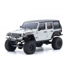 1/24 Mini-Z 4x4 Wrangler Unlimited Rubicon Bright White RTR EP w/ Accessory Parts KT-531P Radio