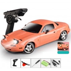 LDR/C 1/18 Mazda MX-5 Premium Cherry Version RWD RTR RC Drift Car EP w/ Gyro 2.4GHz Radio