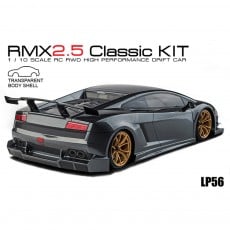 RMX 2.5 1/10 RWD Shaft Driven Drift Car Classic Kit EP w/ LP56 Clear Body Set