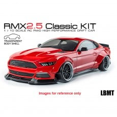 RMX 2.5 1/10 RWD Shaft Driven Drift Car Classic Kit EP w/ LBMT Clear Body Set