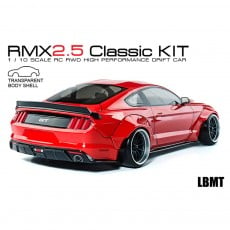 RMX 2.5 1/10 RWD Shaft Driven Drift Car Classic Kit EP w/ LBMT Clear Body Set