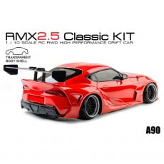 RMX 2.5 1/10 RWD Shaft Driven Drift Car Classic Kit EP w/ A90RB Clear Body Set