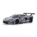 Mini-Z RWD MR-04 Chevrolet Corvette C8.R Gunmetal White Readyset RTR Car Kit w/ KT-531P Radio