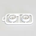 Mini-Z Offset 1 Multi Wheel II RE30 Narrow Rim 2 pcs White