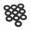 Aluminium M2 X 4mm Flat Washer 0.5mm 10pcs