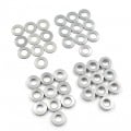 Aluminium M4 X 8mm Flat Washer 0.5 / 1 /  2 / 3 mm 10pcs each