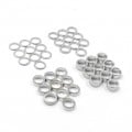 Aluminium M5 X 7mm Flat Washer 0.5 / 1 /  2 / 3 mm 10pcs each