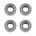 4x8x3mm Bearings 4 pcs Silver For Element Enduro & Apex