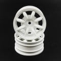 60 Size 8 Spoke Rim 2 pcs White For 1/10 M-Chassis