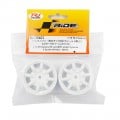 60 Size 8 Spoke Rim 2 pcs White For 1/10 M-Chassis