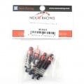 Oil Shock 4 pcs Red For 1/24 Losi Micro-B