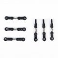 Adjustable Turnbuckle Set Black For 1/24 Losi Micro-B