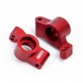 Aluminum Rear Hub 2 pcs Red For 1/24 Losi Micro-B