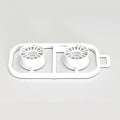 Mini-Z RE30 Multi Wheel II Wide Offset 1 2 pcs White