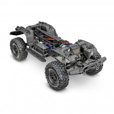 1/10 TRX-4 Land Rover Defender Clipless Painted Replica Body Silver Version Crawler EP w/ TQi 2.4 GHz Radio System