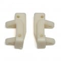 RC10 15Degree Front Caster Blocks Set White