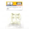 RC10 15Degree Front Caster Blocks Set White