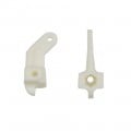 RC10 Team Car Gold Edition Inline Steering Blocks Set White