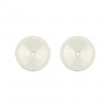 RC10 Team Car Gold Edition 2 1/8inch One Piece Front Rim 2 pcs White