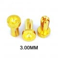 3mm Male Connector x 3