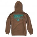 Standard Hoodie Brown / Light Blue XL Size