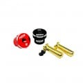 Bullet Plug Connector 5mm Black Red