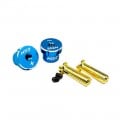 Bullet Plug Connector 5mm Blue