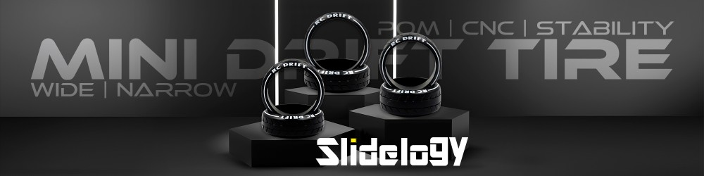 Slidelogy Drfit Tire for 1/28 Kyosho Mini-Z RC Cars