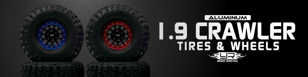 Rock Crawler Tires & Wheels Set for RC Crawler