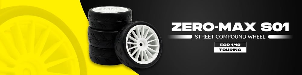 Zero-Max S01 Street Compound Wheel For 1/10 Touring Yeah Racing