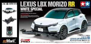 Tamiya MINI 4WD | Lexus LBX Morizo​​ RR White Special  (#92453)