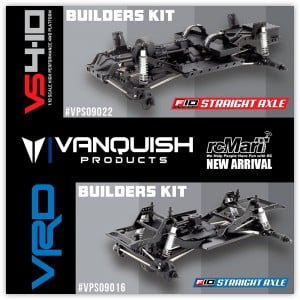 Vanquish VRD & VS4-10 1/10 Straight Axle Rock Crawler Builders Kit