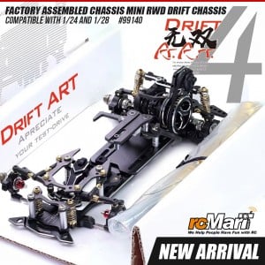 Drift Art DriftART4 Factory Assembled Chassis Mini RWD Drift Chassis