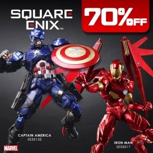 Square Enix MARVEL UNIVERSE Action Figures 70% OFF!!!