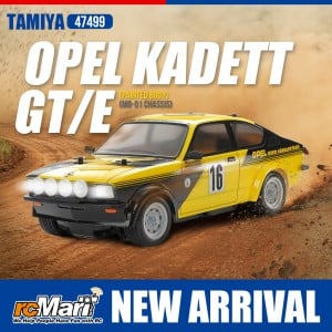 Tamiya Opel Kadett GT/E Painted Body 2WD M-Chassis Car Kit