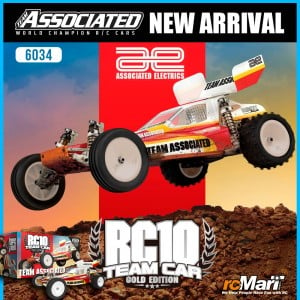 AE RC10 Team Car Gold Edition 2WD Buggy Kit