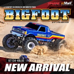 Traxxas Bigfoot 4x4 Brushless 4WD Monster Truck New Arrival