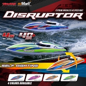 Traxxas 1/10 Disruptor High-Performance Race Boat 4S VXL