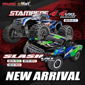 Traxxas Slash VXL Short Course & Stampede 4X4 VXL Monster Truck New Arrival