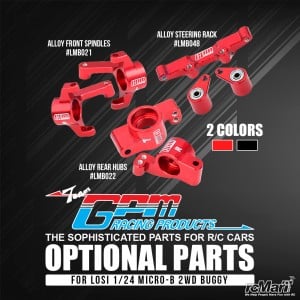 GPM Racing Alloy Parts For Team Losi 1/24 Micro-B 2WD Buggy