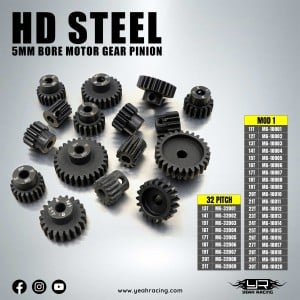 Yeah Racing HD Steel Motor Gear