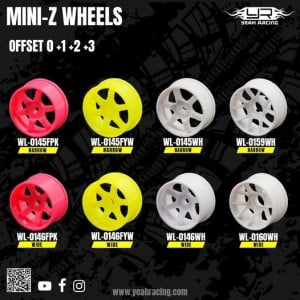 Yeah Racing Mini-Z Wheel Set