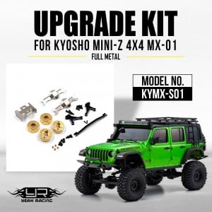 Yeah Racing Full Metal Upgrade Kit For Kyosho Mini-Z 4x4 MX-01