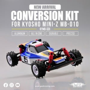 Yeah Racing Aluminum Essential Conversion Kit For Kyosho Mini-Z MB-010