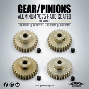 Yeah Racing 7075 Aluminium Motor Gear