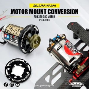 YR Aluminum 540 380 RC Motor Mount Conversion!