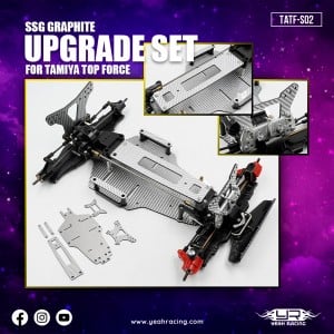 Yeah Racing SSG Graphite Upgrade Set For Tamiya Top Force