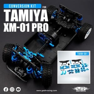 Aluminum Essential Conversion Kit For Tamiya XM-01 PRO RC 极速赛车/一分钟极速赛车/168极速赛车/168赛车/1分钟赛车/75秒极速赛车/英国赛车/123赛车/闪电赛车 Car Upgrade Hop up Option Parts